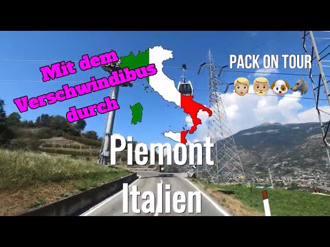 Mit dem Wohnmobil durch Piemont - Rundreise mit dem Verschwindibus durch Nordwest-Italien