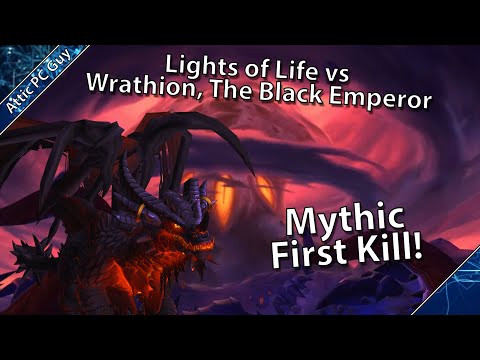 Lights of Life vs Mythic Wrathion - MM Hunter POV - First Kill