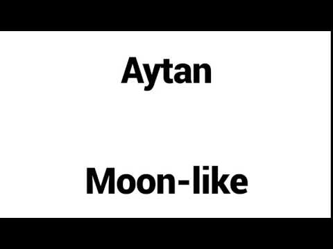 How to Pronounce Aytan! - Middle Eastern Names