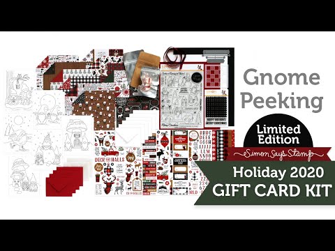 Limited Edition 2020 Holiday Gift Card Kit Reveal and Inspiration: Gnome Peeking