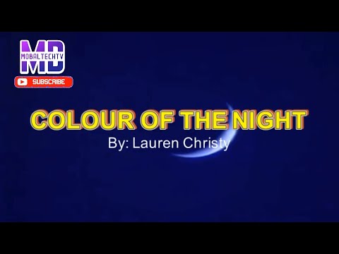 COLOUR OF THE NIGHT KARAOKE BY LAURENT CHRISTY