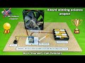 How To Make A Smoke Detection Alarm System With Exhaust Fan Award Winning Science Project