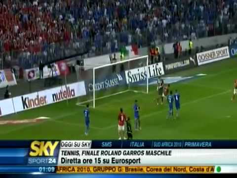 Svizzera-Italia 1-1 (amichevole 06/06/10)