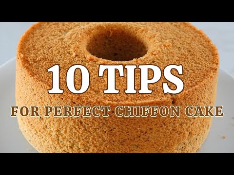 10 Essential Tips for Perfect Chiffon Cake Every Time | Baking 101