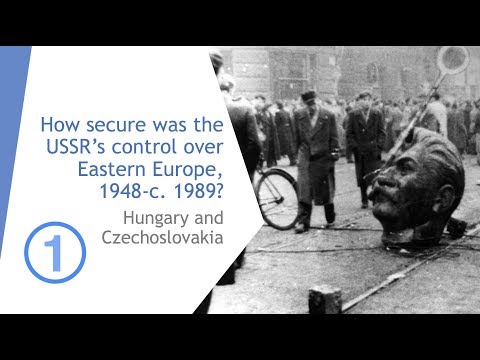 How secure was the USSR's control over Eastern Europe?