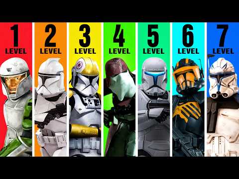 The 7 LEVELS of Clone Trooper Explained!