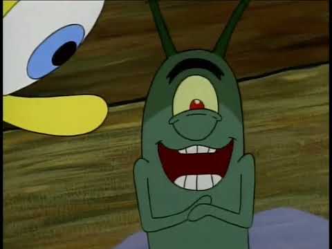 Plankton - Wonderful. (Laughs evilly then SpongeBob joins in the laughing) (READ DESCRIPTION)