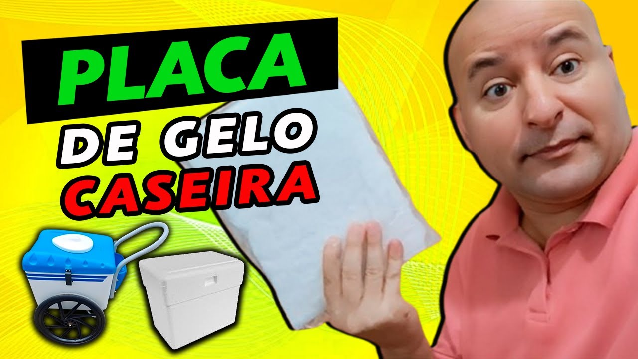 Como Fazer PLACA DE GELO CASEIRA para Conservar seus GELADINHOS GOURMET