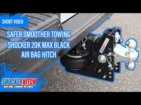 Safer Smoother Towing - 20K Max Black Air Hitch - Shocker Hitch