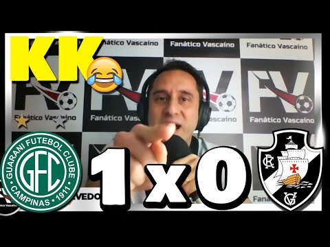 REAÇÃO TORCEDORES DO VASCO - GUARANI 1 X 0 VASCO (REACT)