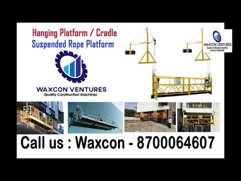 Waxcon Suspended Rope Platform