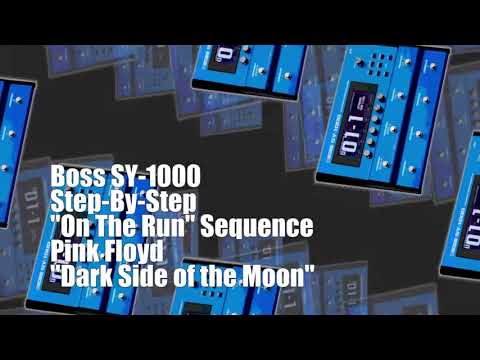 Boss SY-1000 On The Run Sequence - Step By Step Tutorial - EMS Synthi AKS - Analog Recreation