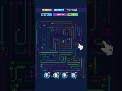Neon Arrows: Logic Puzzle