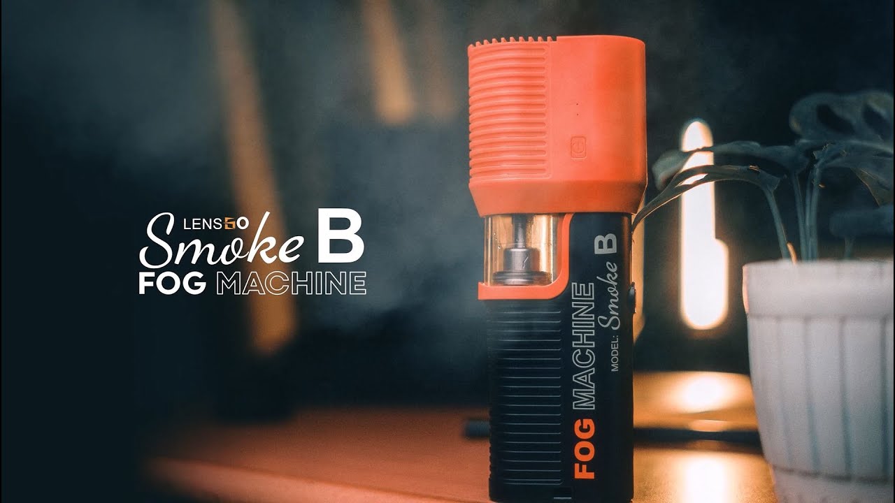 Lensgo Smoke B Smoke Machine Mobile, portable, handheld, black