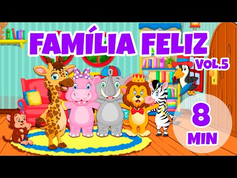Família Feliz Vol. 5 - Giramille 8 min | Desenho Animado Musical