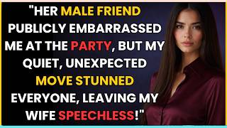 HER MALE FRIEND PUBLICLY EMBARRASSED ME AT THE PARTY, BUT MY QUIET, UNEXPECTED MOVE STUNNED EVERYONE
