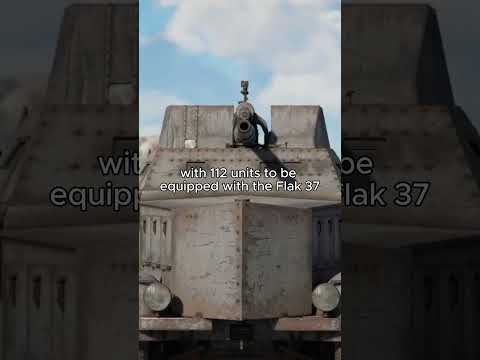 The Largest German Half-track of World War II equipped with the 8.8cm Flak 37