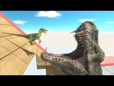 Which Unit Will Jump Into The Mouth Of The T-rex? - Animal Revolt Battle Simulator ARBS