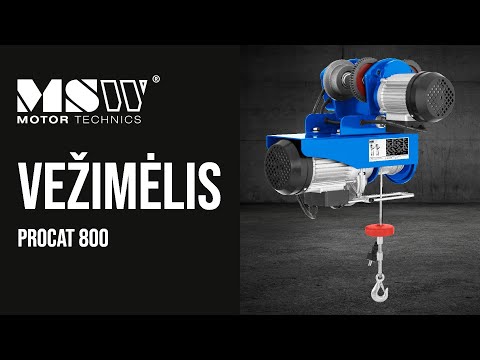 vaizdo įrašas - Vežimėlis - 800 kg