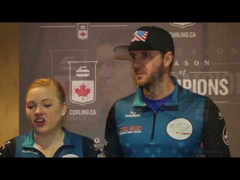 2017 World Financial Group Continental Cup - Draw 7 Media Scrum
