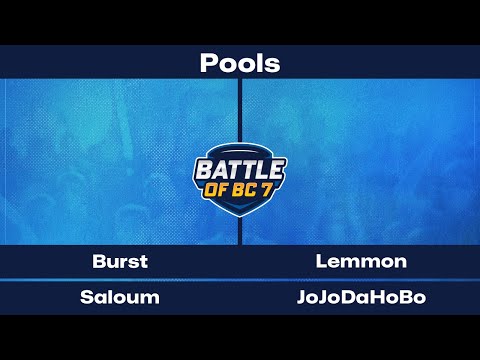 Burst & Saloum vs Lemmon & JoJoDaHoBo - Pools - Ultimate Doubles | BoBC7