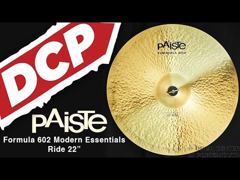 Paiste Formula 602 Modern Essentials Ride Cymbal 22" image 2