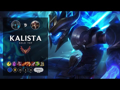 Kalista Top vs Sett - EUW Grandmaster Patch 12.18