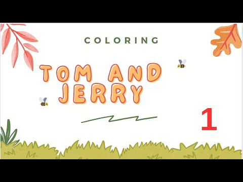 Tom and Jerry, Coloring pages for kids  (1)