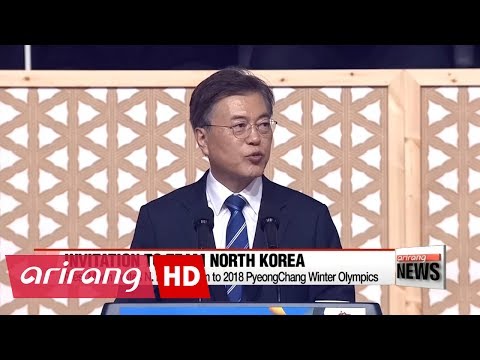 South Korean President invites North Korean athletes to 2018 Winter Olympics in PyeongChang