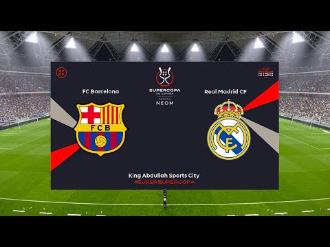 BARCELONA vs REAL MADRID - Spanish Super Cup Final 11 Jan 2026 Gameplay