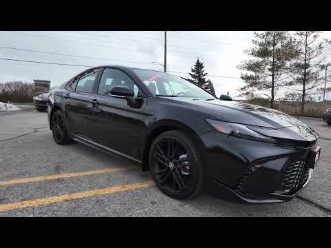 2026 Toyota Camry SE Upgrade CVT AWD in Black for sale at Aurora Toyota in Aurora, ON