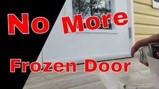 How to Keep Doors from Freezing Shut - Car and House Doors