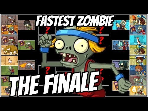 The FASTEST ZOMBIE! Captain Hack Wacky Race The Final Round- Plants vs Zombies 2 Epic MOD