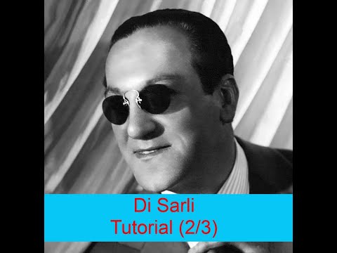 Di Sarli, Tutorial part 2/3 English spoken/Nl ondertiteld