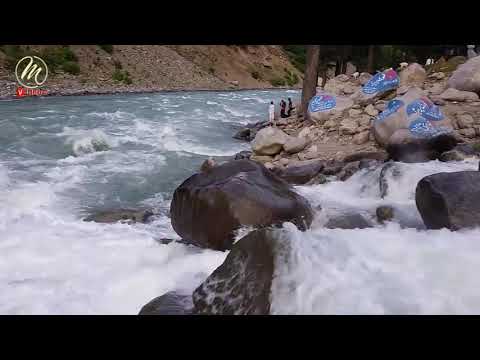 Huge Water Flowing with Great Sounds at Swat River - Media Videos