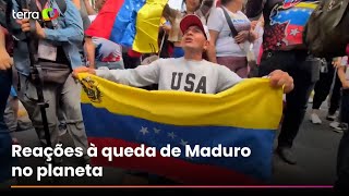 Venezuelanos pelo mundo comemoram captura de Maduro, mas ação dos EUA também gera protestos