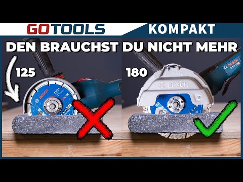 Perfekt für Bau- und Handwerk. Auch für Dich? Der neue Bosch Winkelschleifer GWS 18V-180 PC