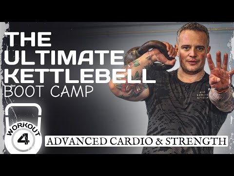 4: Advanced Kettlebell Workout (Full Body Cardio & Strength)🔥Ultimate Kettlebell Boot Camp