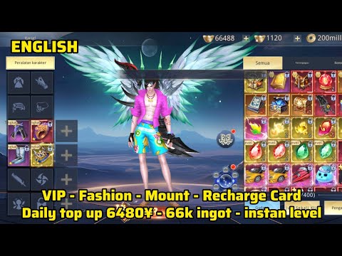 Ancient God King 2 Private Server - Daily Top up 6480¥ - Instan LV - 66k ingot ( X7Game )