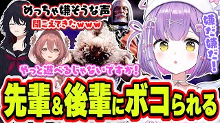 苦手なJP使いの如月れんとめっちゃ強い後輩甘結もかと対戦する紫宮るな【紫宮るな/如月れん/甘結もか/歌衣メイカ/あくあ/スト6/ぶいすぽっ！/切り抜き】