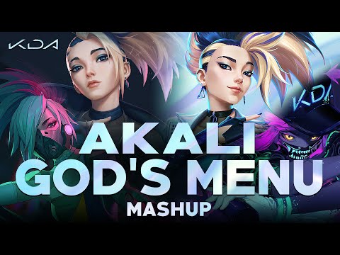 K/DA AKALI - GOD'S MENU (ft Eve & Ahri, Soyeon & Miyeon from (G)I-DLE, Madison Beer)