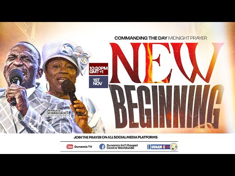 COMMANDING THE DAY MIDNIGHT PRAYER || NEW BEGINNING || 01-11-2025