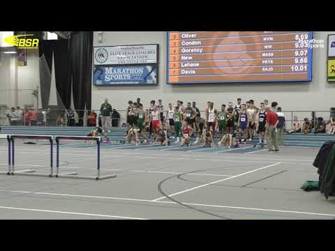 Girls 55m Hurdles Prelims 5   New England Champs