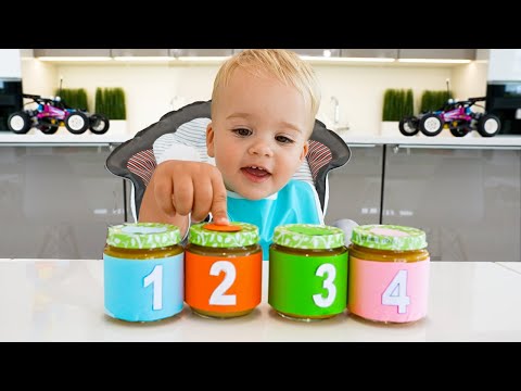 Learn numbers 1-10 with Vlad & Niki and baby Chris