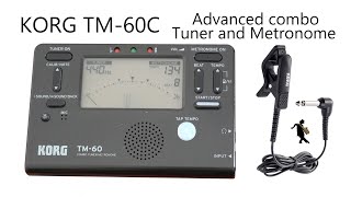 Video thumbnail for KORG TM60C Tuner and Metronome combo tutorial by Sax comprehensive