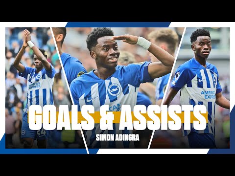 AFCON Winner Adingra’s Brighton Goals & Assists 🇨🇮🤩