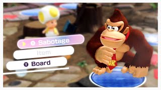 Sabotaging my friends on Mario Party
