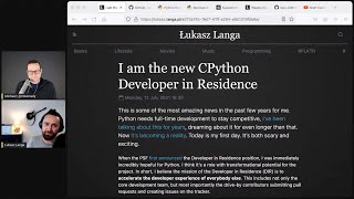 Meet the Python Developer in Residence: Lukasz Langa - Talk Python to 