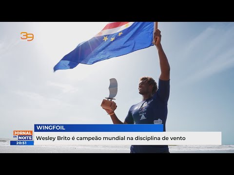 Wesley Brito é campeão mundial na disciplina de vento