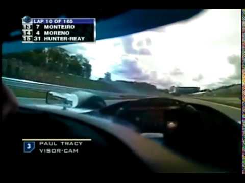 Champcar, Brands Hatch 2003 - Paul Tracy Visor-Cam OnBoard